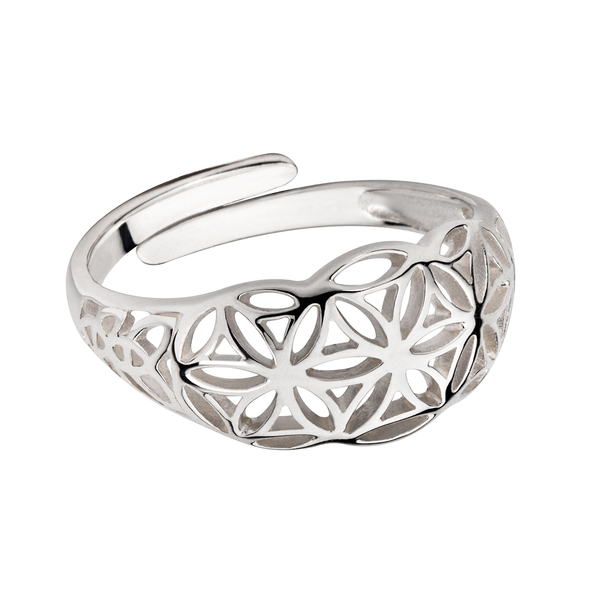 New Ring - Flower of Life - Silver