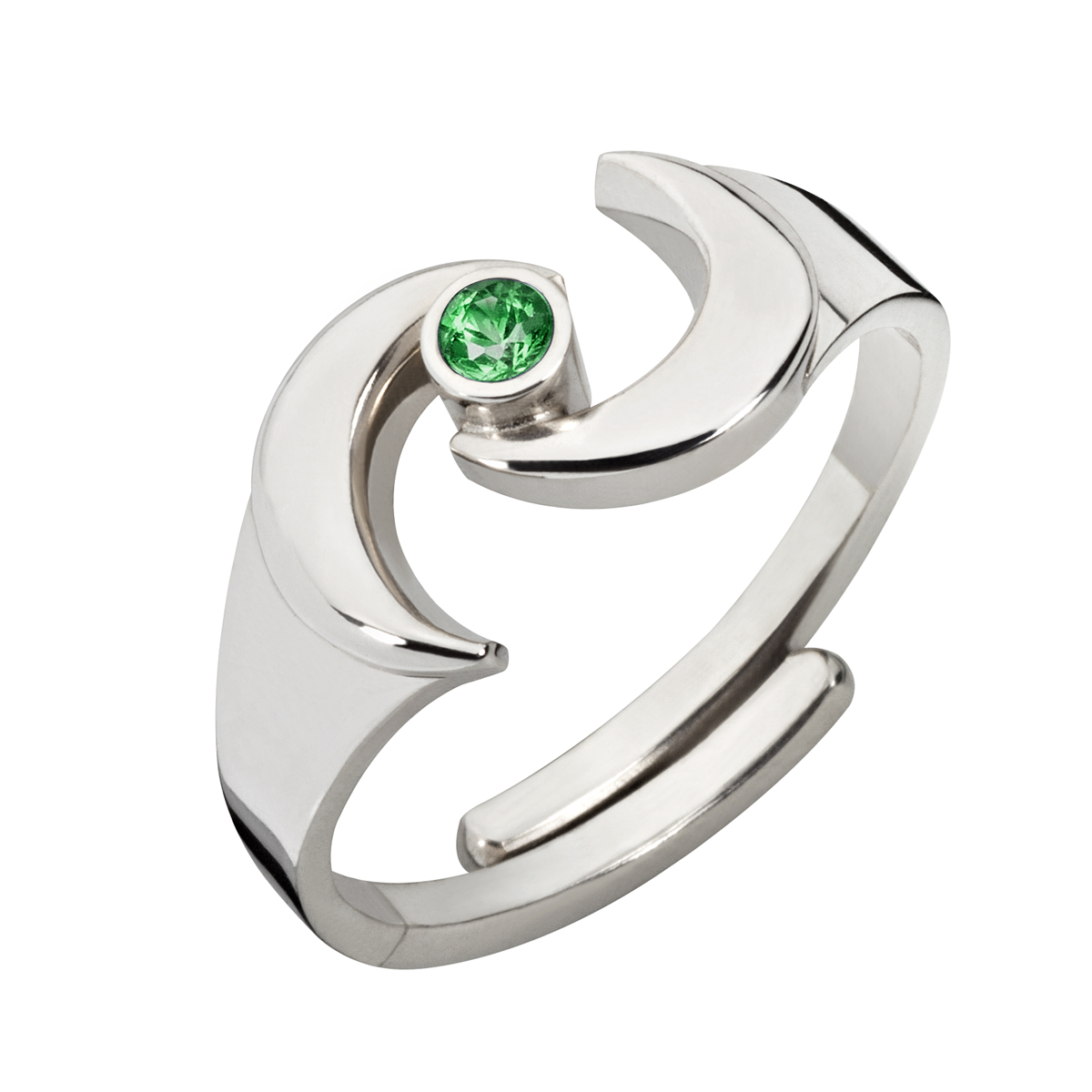 Ring of Gaia - Green Garnet